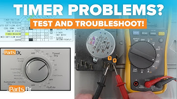 Dryer Timer Troubleshooting & Testing - Whirlpool Maytag Amana Kenmore Estate and More