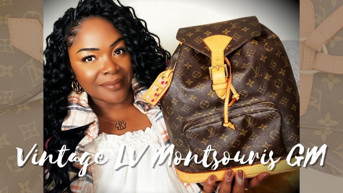 COMPRANDO MOCHILA LOUIS VUITTON VINTAGE MONTSOURIS GM 