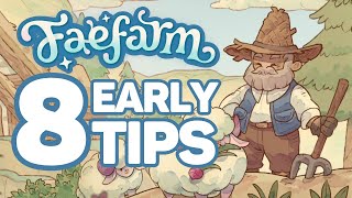 8 HELPFUL TIPS Starting Out in FAE FARM | Fae Farm Tips & Tricks