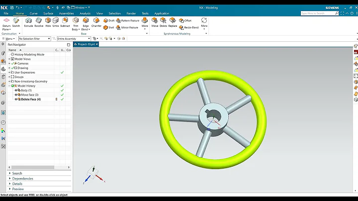 Select Similar Faces in NX2306