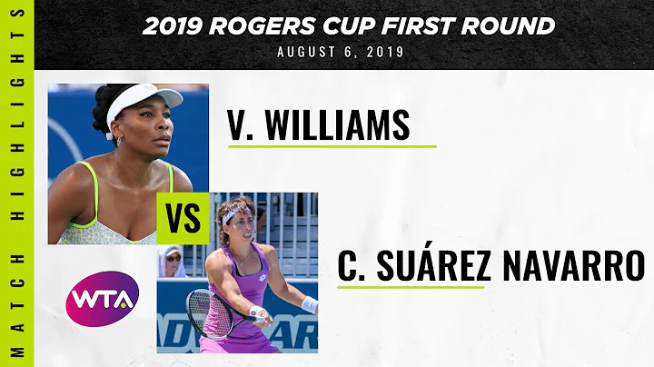 Venus Williams vs. Carla Surez Navarro  | 2019 Rog...