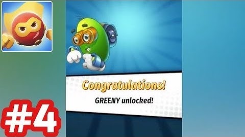 Red Ball Super Run - Gameplay Walkthrough - Part 4 Unlock Greeny (iOS/Android)