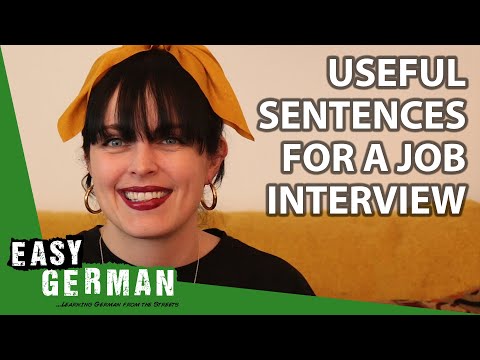 12 Questions You Can Hear in a Job Interview in Germany | Super Easy German (163)