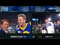 Aqib talib drops fbomb during jared goff postgame interview