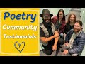 Dimitri reyes poetry community testimonials