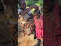 African Tribes Using Natural River Water