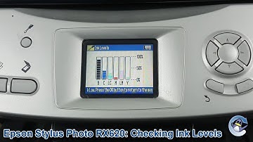 Epson Stylus Photo RX620: How to Check Estimated Ink Levels