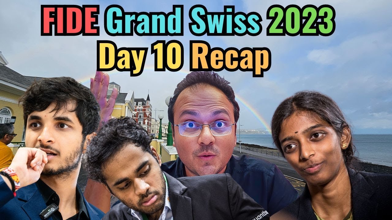 Grand Swiss: A trio of leaders after Round 10; Vaishali qualifies for  Candidates - Schach-Ticker