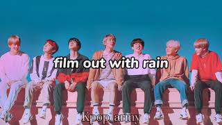 BTS - film out with rain