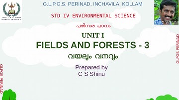 Fields and Forests 3, EVS, STD IV