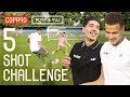 Hector Bellerin vs Dele Alli! 5 Shot Challenge with Vuj and Timbsy