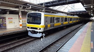 209系 C510編成 立川駅到着～発車 '19.02.17