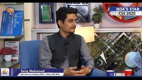 The Dream and Success Story of Tariq Mehmood (PSP) #CSS 2020 | NOA Star | NOA CSS