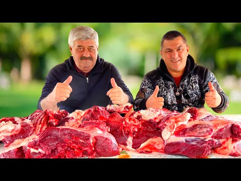 Завалили Быка И Приготовили Самое Вкусное Блюдо Узбекистана! Плов Из Говядины В Казане На Костре