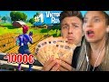 Meine FREUNDIN bekommt 100€ pro KILL in FORTNITE 2! - YouTube