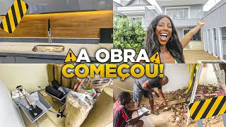 A QUEBRADEIRA NA MANSÃO COMEÇOU - ESCOLHENDO OS PLANEJADOS ! 🚧 - DIÁRIO DA OBRA #6