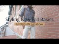 Styling New Fall Basics + Fall Outfit Lookbook | Slow Fashion