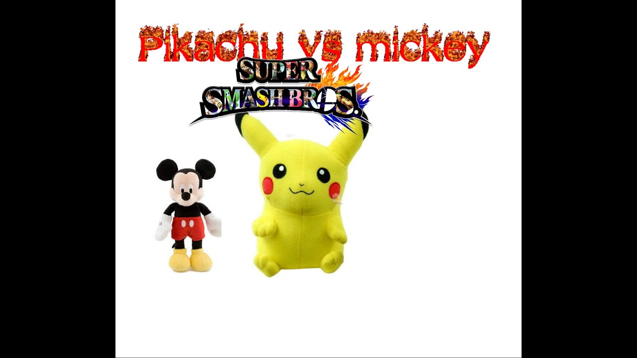 Pikachu Vs Mickey YouTube