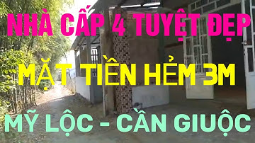 (Ms 177♥️Đã Bán) Bán Căn Nhà Cấp 4, Sổ Thể Hiện Lối Đi 3m Mỹ Lộc, Cần Giuộc, Long An | Bđs Long An