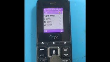 Itel it2175 Keypad Backlight Time Setting