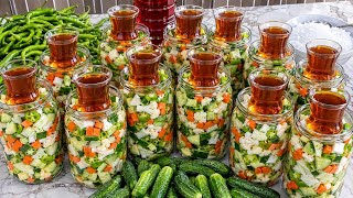 KAVANOZ KAVANOZ YAPIYORUM YAPILDIĞI ANDA BİTİYOR ÇITIR ÇITIR İNANILMAZ PRATİK KAŞIK TURŞUSU TARİFİ