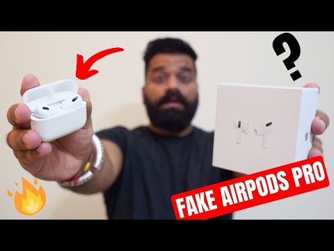 2000₹ Fake Apple AirPods Pro Unboxing & First Look - 100% Fake But 100% Same???