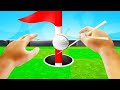 Playing GOLF With Chopsticks! (impossible)
