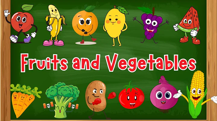 Learn Fruits and Vegetables for Kids 🥕🍎 | Say and Repeat with Fun Sounds! #learning #fun