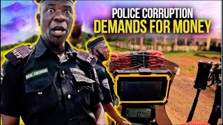 Shocking Encounter: Corrupt Nigerian Police Officer Caught Demanding Money!