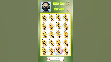 HOW GOOD ARE YOUR EYES | Find The Odd Emoji Out | Emoji Puzzle Quiz PART 1 #shorts