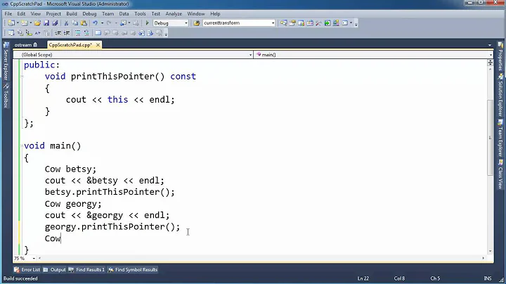 C++ this Pointer