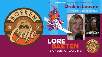 Seka & Lore Baete op de boekenbeurs "Druk in Leuven"