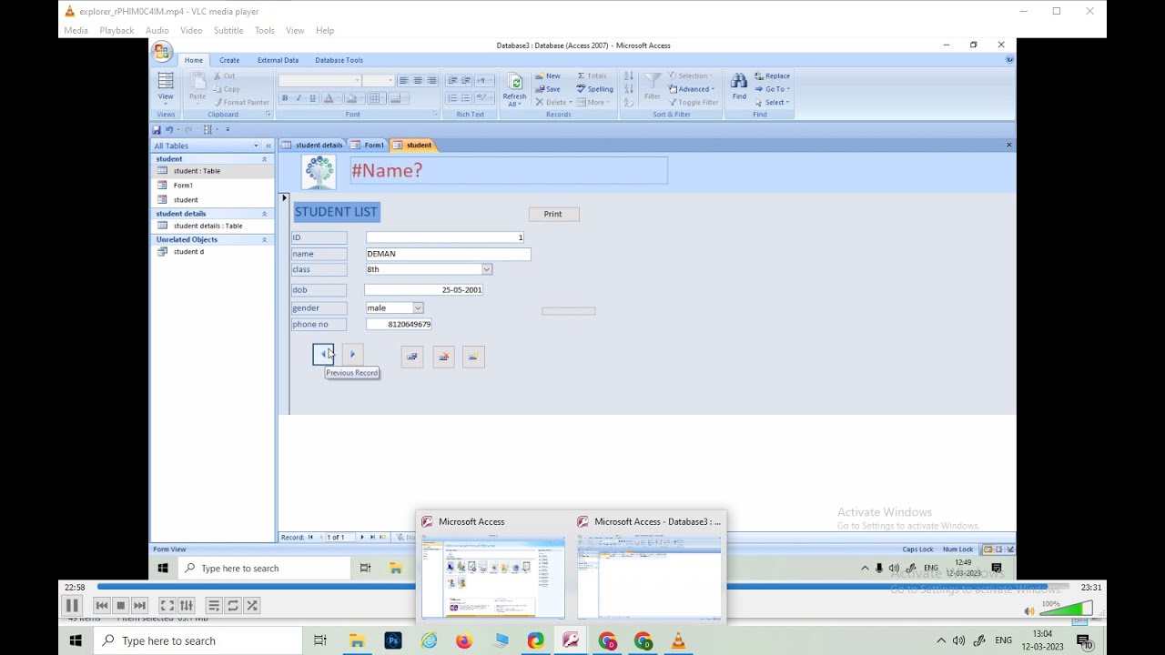 DBMS PROJECT 1 - YouTube