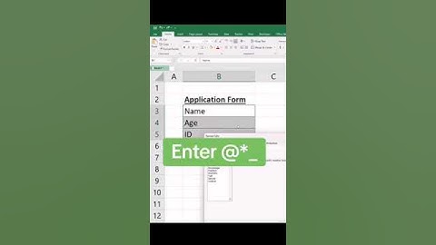 🚀 Excel Pro Tip: Adding Underscores in Form Cells! 📊