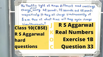 Exercise 1B| Question no. 33| Real numbers| class 10| RS Aggarwal