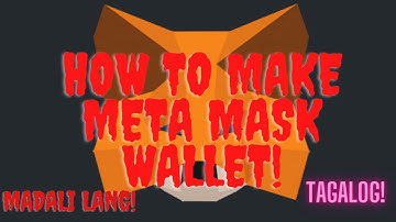 HOW TO MAKE META MASK WALLET FOR MY DEFI PET/DRAGONARY/TAGALOG