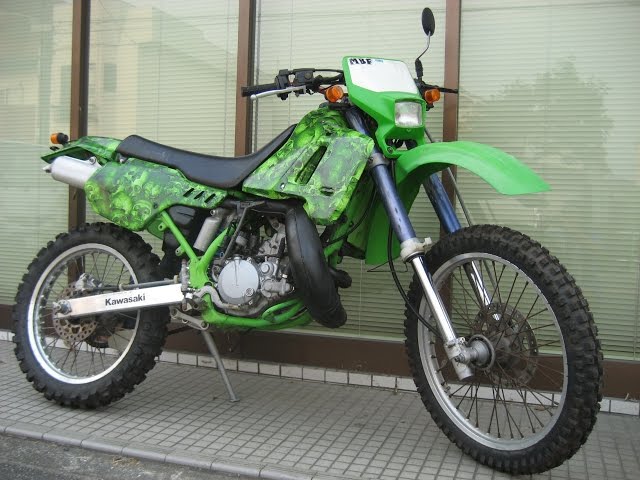 KAWASAKI KDX200SR-2 緑 エンジン始動確認済み 自賠責保険で乗れます 半額配送キャンペーン 現状渡し諸経費￥0- 横浜 P-Yard ☆KAWASAKI KDX200SR 始動走行チェック動画 ☆ - YouTube