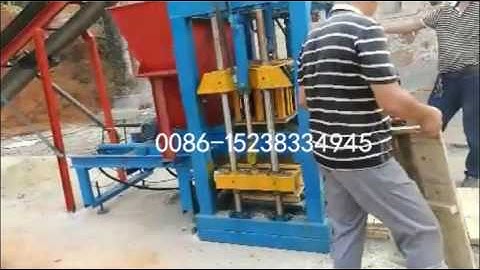 QT4 25BH semi automatic hydraulic block machine