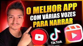 Como COLOCAR VOZ DE NARRADOR em vídeos pro YouTube, tiktok e reels - Aplicativo pra colocar voz robô screenshot 4