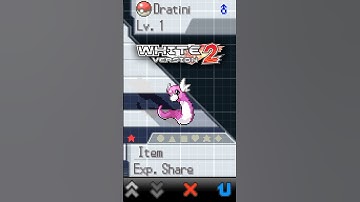 Level 1 Shiny Gift in Pokémon Black 2