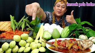 KERECEK PEDA BODAS ' MUKBANG lalapan jengkol muda mentah  sambel terasi ikan asin