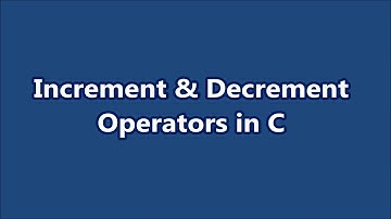 Increment and Decrement Operators│C programming│Part# 16│Learn CSE Malayalam