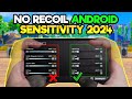 2024 best no recoil android sensitivity  30 update  bgmi  pubg mobile