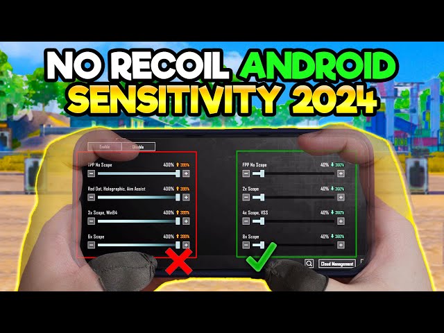 2024 Best No Recoil Android Sensitivity | 3.0 Update | BGMI & PUBG MOBILE class=