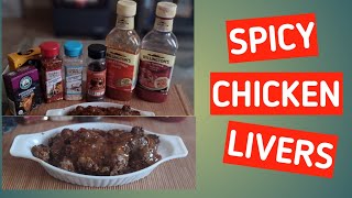 Spicy chicken livers | Quick lunch | How to cook chicken livers