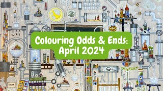 Colouring Odds & Ends: April 2024 | Adult Colouring