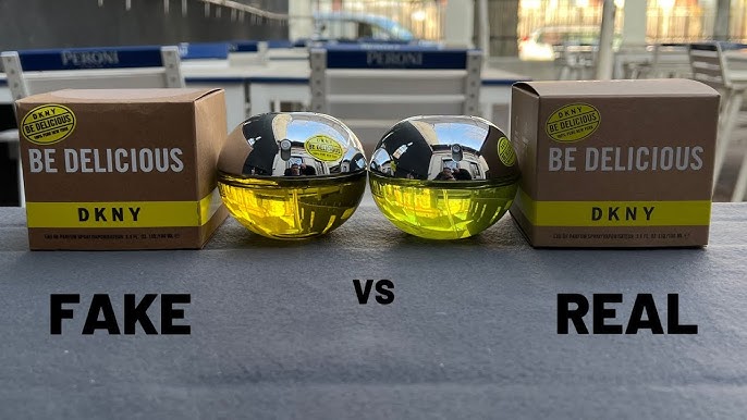 DKNY Be Delicious perfume real vs fake. How to spot counterfeit