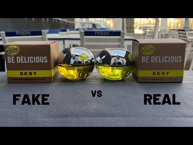 Fake vs Real DKNY Be Delicious EDP Perfume 