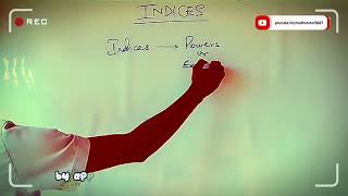 INDICES - Section 1 || Meaning of Indices
