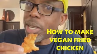 How to make lion mane mushrooms into fried chicken nuggets !